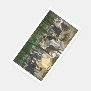 Servilleta De Papel Edouard Manet - Música en los jardines de las Tull