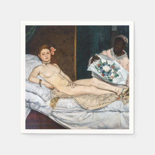 Servilleta De Papel Edouard Manet - Olympia