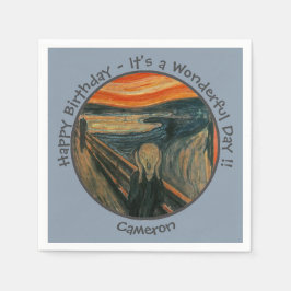 Servilleta De Papel Edvard Munch La Colección Elementos De La Fiesta D