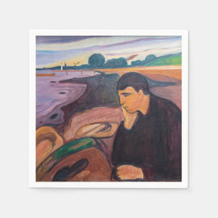 Servilleta De Papel Edvard Munch - Melancholy 1894