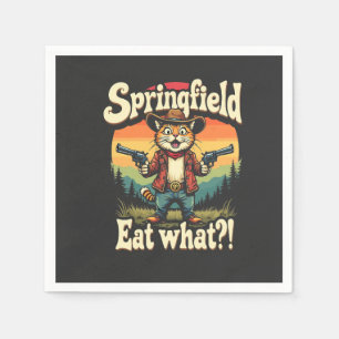 Servilleta De Papel Eed Springflis en lo que el chico del gato elector