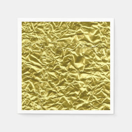Servilleta De Papel Efecto de lámina de oro personalizada