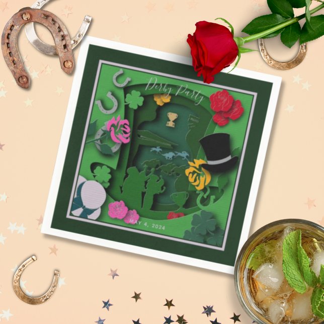 Servilleta De Papel Efecto de recorte de papel del Fiesta Derby (Subido por el creador)