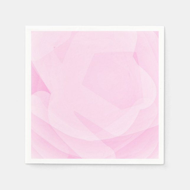 Servilleta De Papel Efecto mármol rosa simple floral elegante (Anverso)