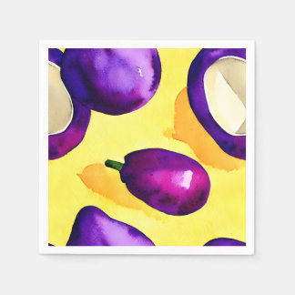 Servilleta De Papel Eggplant - Napkin