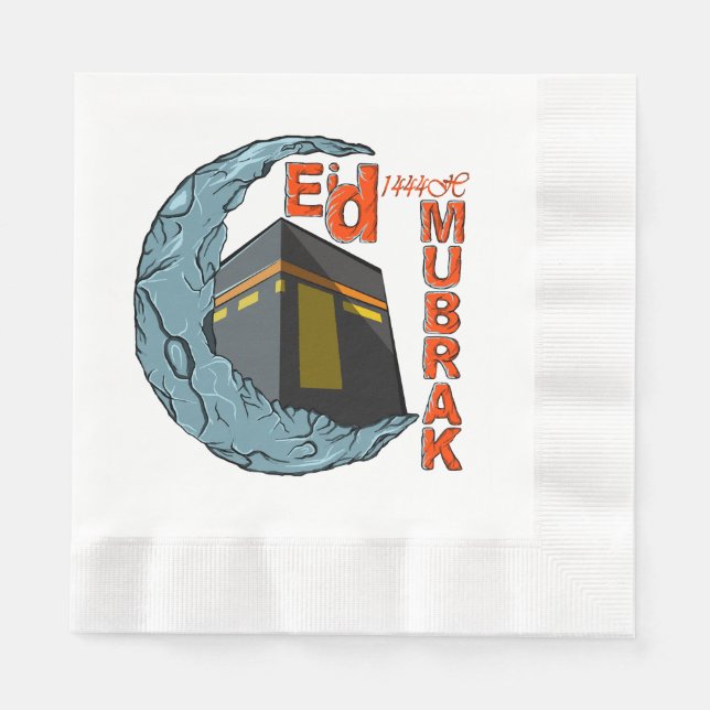 Servilleta De Papel Eid mubarak (Anverso)