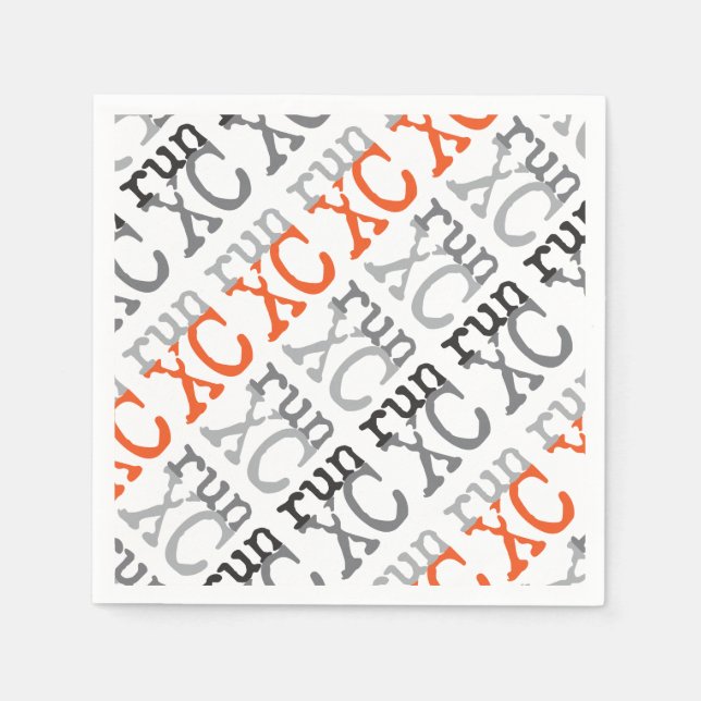 Servilleta De Papel Ejecución a través del país - Naranja - Ejecución  (Anverso)