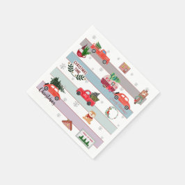 Servilleta De Papel ejecución de árbol de Navidad