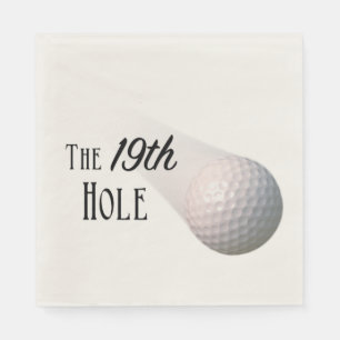 Servilleta De Papel El 19º Hole Golf Ball