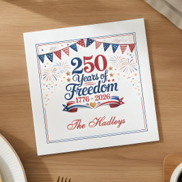 Servilleta De Papel El 250.º Aniversario de América