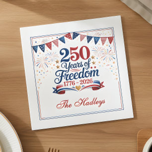 Servilleta De Papel El 250.º Aniversario de América