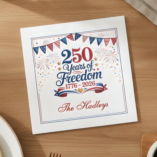 Servilleta De Papel El 250.º Aniversario de América (Subido por el creador)