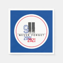 Servilleta De Papel El 911 Patriótico World Trade Center