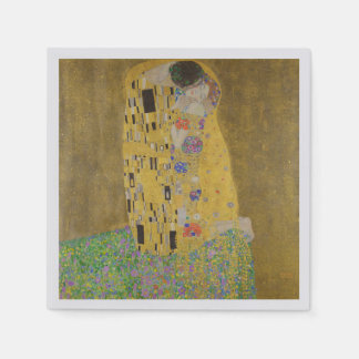 Servilleta De Papel El abrazo de los amantes besándose de Gustav Klimt