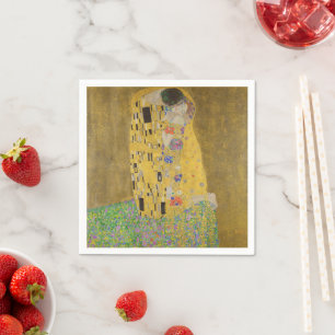 Servilleta De Papel El Abrazo de los Amantes por Gustav Klimt