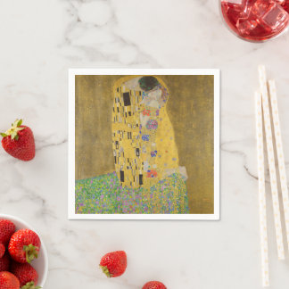 Servilleta De Papel El Abrazo de los Amantes por Gustav Klimt