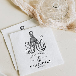 Servilleta De Papel El Abrazo del Amor | Bienvenida de Boda