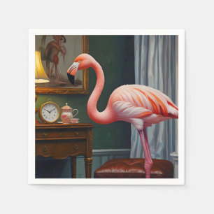 Servilleta De Papel El acogedor rincón de Flamingo