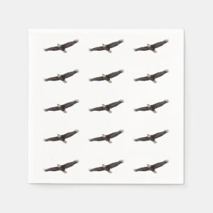 Servilleta De Papel El águila calva se eleva