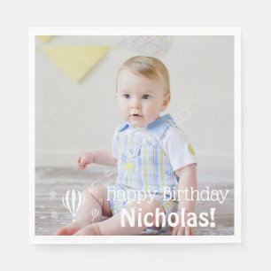 Servilleta De Papel El aire caliente hincha la primera foto del