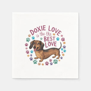 Servilleta De Papel El Amor Doxie Es El Mejor Amor