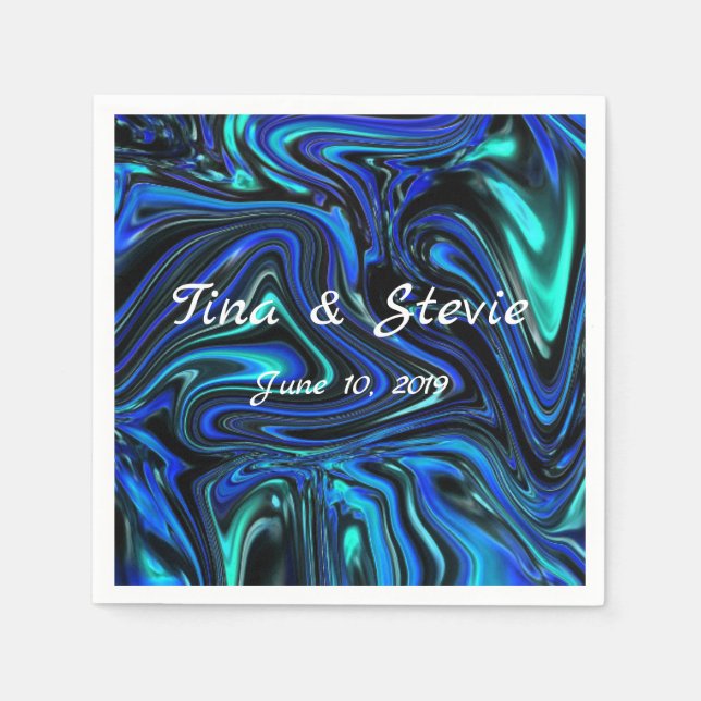 Servilleta De Papel El amor es azul (Anverso)