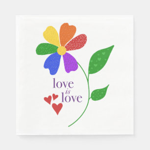 Servilleta De Papel El amor es el amor lo dice todo, para todas las fa