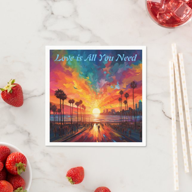 Servilleta De Papel El amor es todo lo que necesitas (In situ)