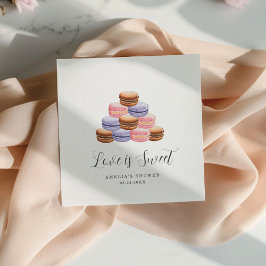 Servilleta De Papel El amor es una invitación a la ducha de novia dulc