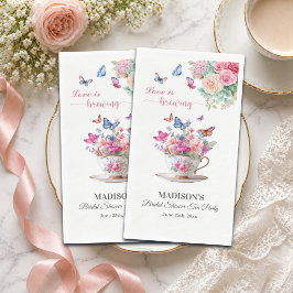 Servilleta De Papel El amor está en ebullición Fiesta de té de la duch