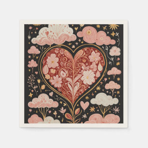 Servilleta De Papel El amor está en el aire