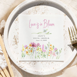 Servilleta De Papel El amor está en flor Pradera de flores silvestres