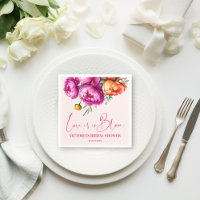 El amor está en flor rosa estampado