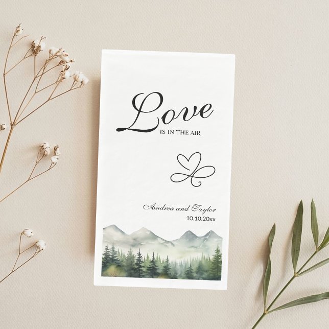 Servilleta De Papel El amor está en la Boda Aire Elegante (Subido por el creador)