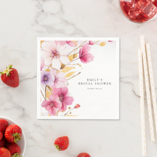 Servilleta De Papel El amor está en la ducha de novias en Bloom