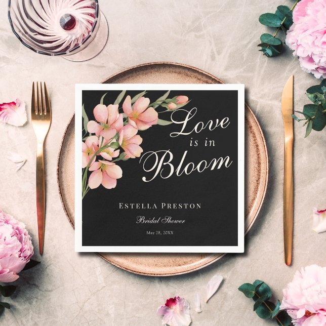 Servilleta De Papel El amor está floreciendo Fiesta de Despedida de So (Subido por el creador)