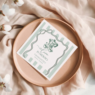 Servilleta De Papel El amor está preparando café moderno ducha de novi