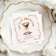 El amor está preparando la ducha de novia Espresso