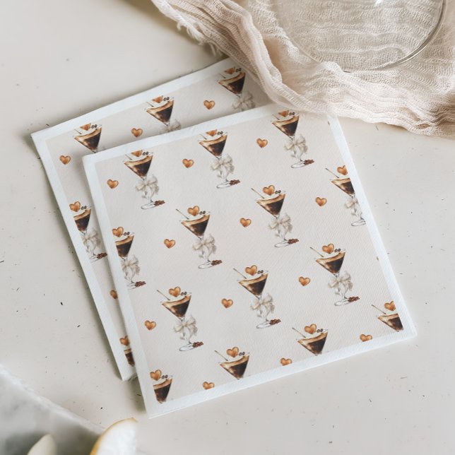 Servilleta De Papel El amor está preparando la ducha de novia Espresso (Subido por el creador)