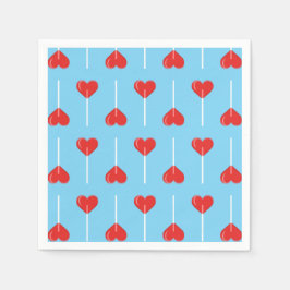 Servilleta De Papel El amor joven se hunde en el rojo