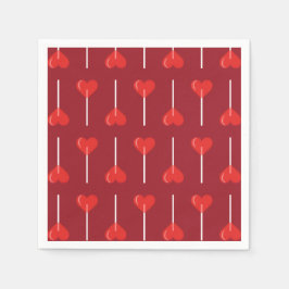 Servilleta De Papel El amor picante hunde al rojo