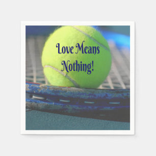 Servilleta De Papel ¡El amor por el tenis no significa nada! Motivacio