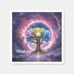 Servilleta De Papel El Árbol Celestial de los Reinos Eternos.