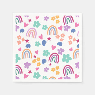 Servilleta De Papel El arcoiris suave