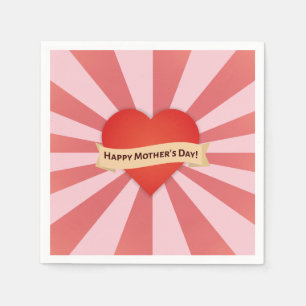 Servilleta De Papel El arte del Día de la Madre I