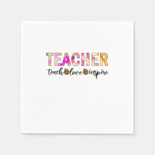 Servilleta De Papel El arte del profesorado inspira amor