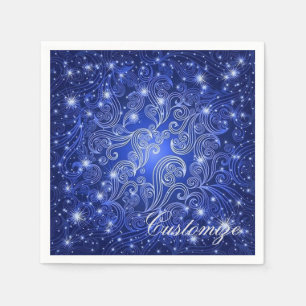 Servilleta De Papel El azul celestial remolina y protagoniza