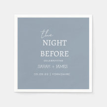 El azul turbio Minimalista la noche anterior al Bo