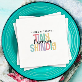 Servilleta De Papel El Baby Shower de la pequeña pareja humana Shindig