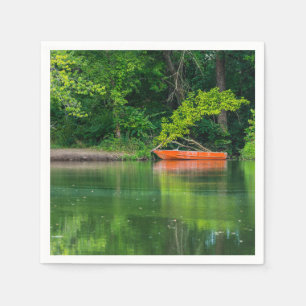 Servilleta De Papel El barco Naranja